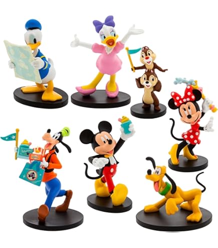 Amazon.com: Just Play Disney Mickey Mouse Collectible Figure Set