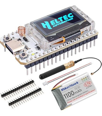 Amazon.com: ESP32 LoRa V3 SX1262 Development Board with 0.96 inch