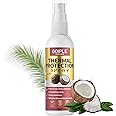 WOZUTUNT Heat Protectant Spray for Hair - Coconut- Thermal Protector Spray - Paraben & Dye Free Travel Size - 3.4fl oz