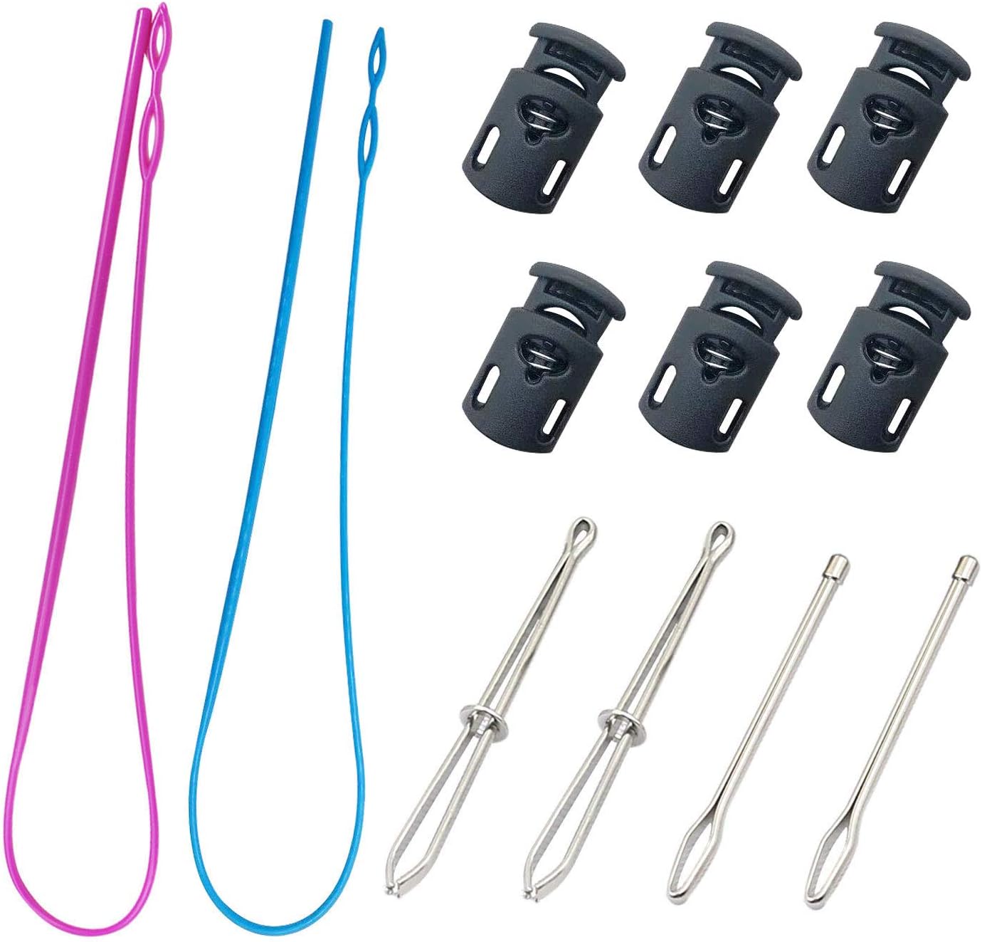 6 Pieces Easy Drawstring Threader Replacement Tool with 6