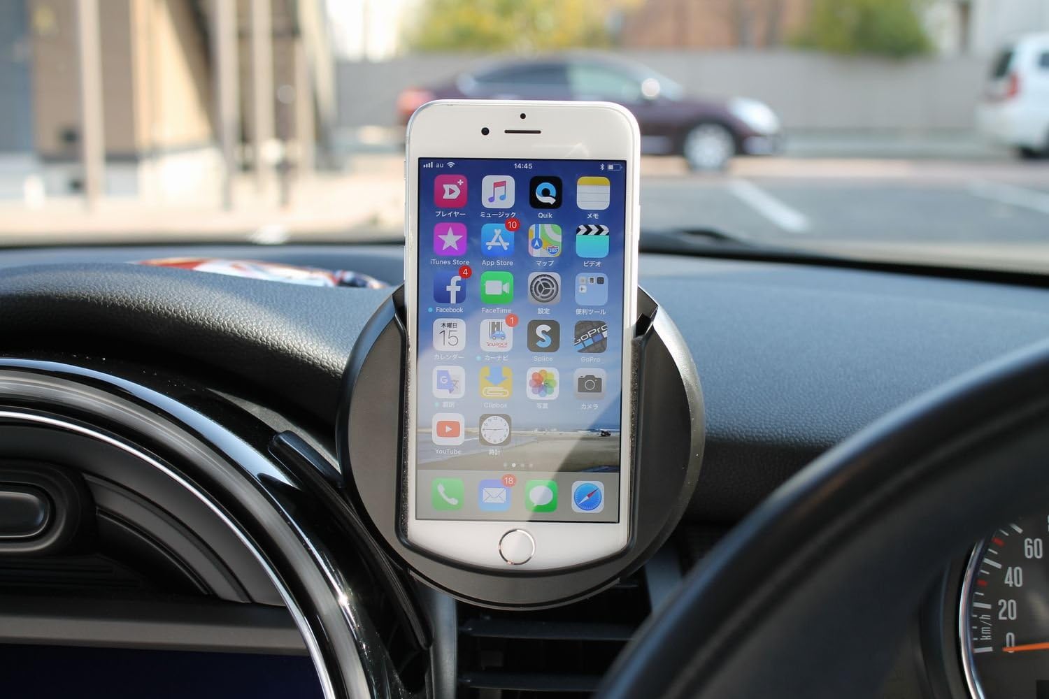 Bmwミニクーパー F系用 車載スマホホルダー Iphone6 6s 7 8対応 携帯電話ホルダー 車 バイク Amazon