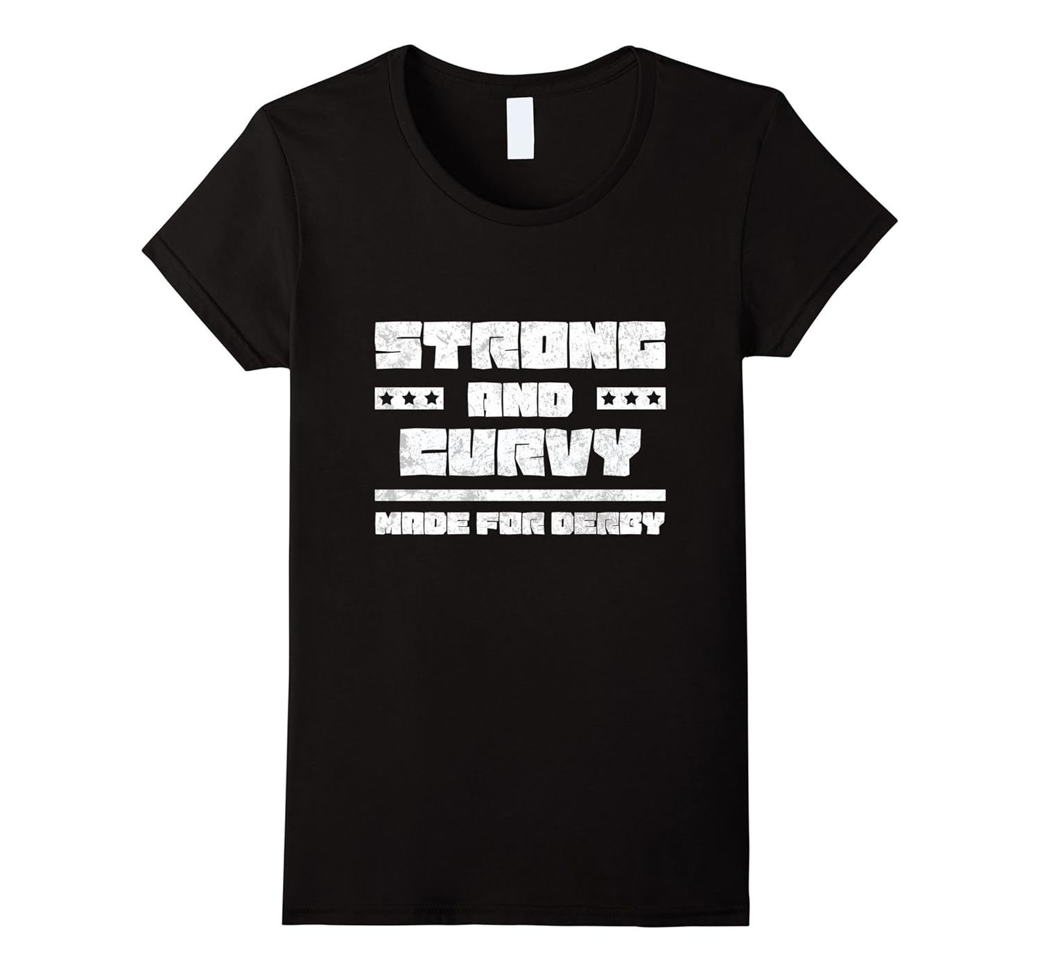 Womens Roller Derby Girls Strong and Curvy T Shirt, Outfit, Gear-ANZ