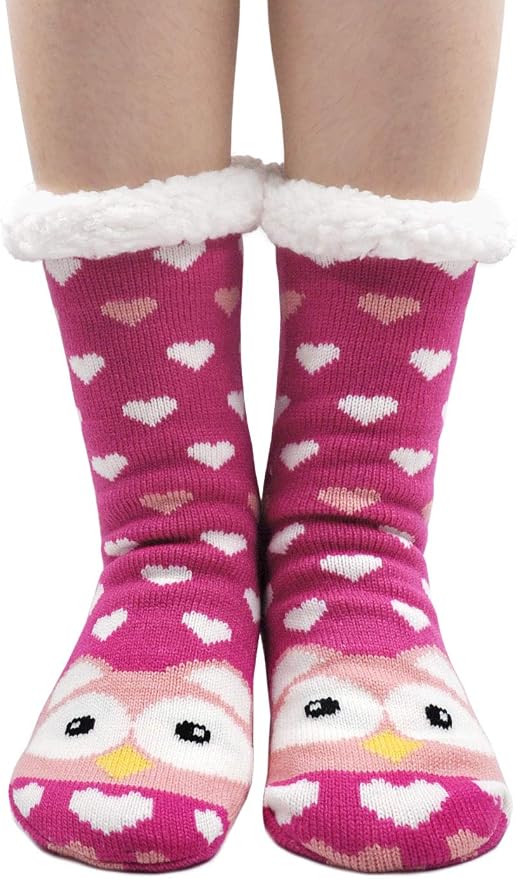 3 Paires De Chaussettes Pattes De Chat - Hiver Chaudes, Antidérapantes | Pour Maison Et Détente