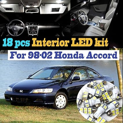 Amazon Com 18pcs 6000k White Interior Led Light Bulb Kit