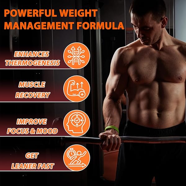 FAT BURNER FOR MEN WOMEN – WEIGHT LOSS SUPPLEMENT, METABOLISM, BELLY FAT BURNING WITH ACETYL L-CARNITINE, GREEN TEA EXTRACT AND MORE, 60 COUNT