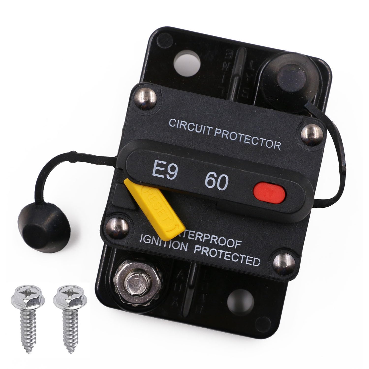 T Tocas 60 Amp Trolling Motor Circuit Breaker with