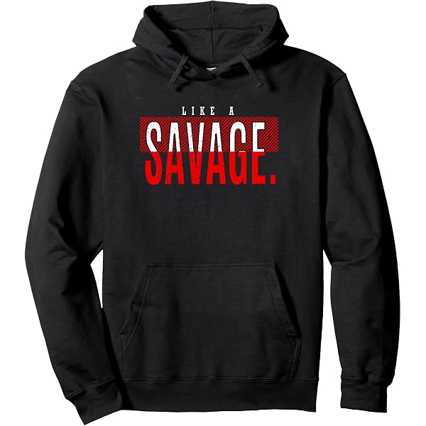 Amazon.com: Savage Hoodie, Mens Box Logo Style Fashion Hoodie