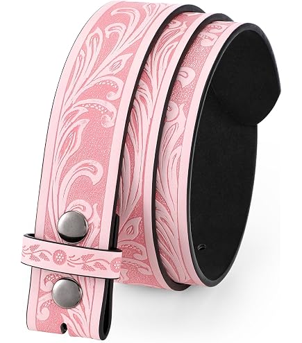 Western Wear Cowgirl up Rodeo Womens Pink belt buckle See All Pictures Girls Pink Rhinestone Buckle Belts | Boot Barn main image 4