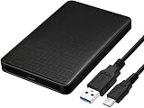 Cablecc USB-C Type-C to 2.5 Inch SATA SSD HDD External Hard Drive Enclosure view 1
