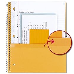 Five Star Spiral Notebook + Study App, 5