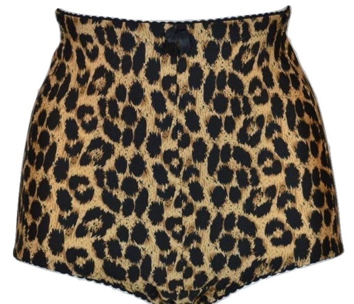 Ladies Firm Control Shaper Briefs / Panty Girdle. Leopard Print. Sizes 12/14 16/18 20/22 24/26 28/30 (12/14)