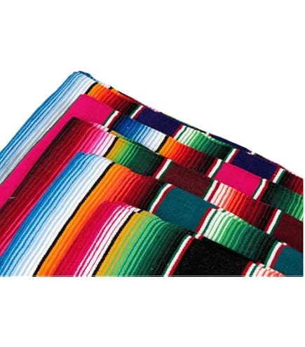 Amazon.com: Mexitems Large Authentic Serape Mexican Blanket