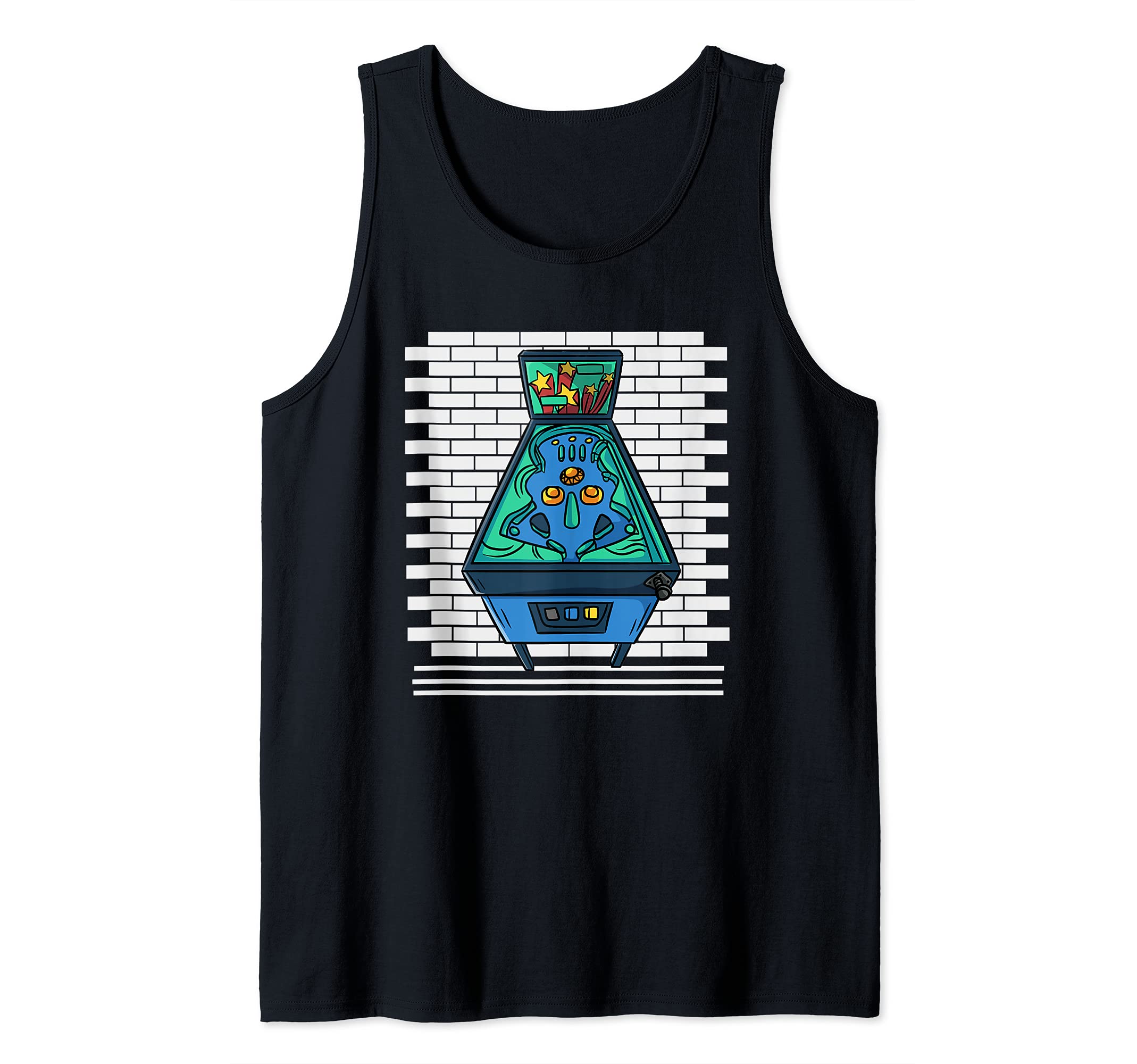 Retro Vintage Arcade Gift - Men or Women Pinball Tank Top