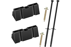 Meonum 2 Set Battery Hold Down Compatible with Ford/ 00588/ Lincoln/Mercury Select Models, Base Clamp Battery Hold Down Kit, Battery Tie Down with 2 Stainless Steel Bolts