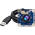 ELP 1080P USB Security Camera Module High Speed 2megapixel HD Free Driver USB with Camera Wide Angle PC Camera Raspberry Pi Developing Board Mini UVC USB2.0 Industrial Video Webcam Board for Computer