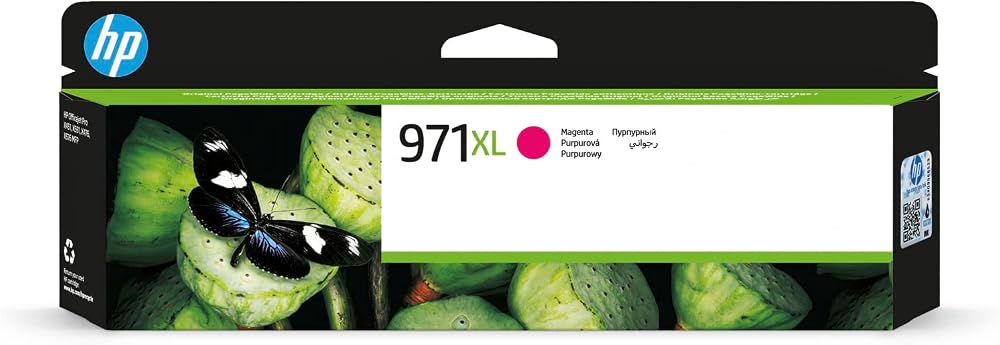 HP CN627AE 971XL Magenta High Yield Original Ink Cartridge 1 Pack