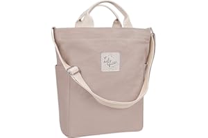 Lily queen Women Canvas Tote Handbags Casual Shoulder Work Bag Crossbody