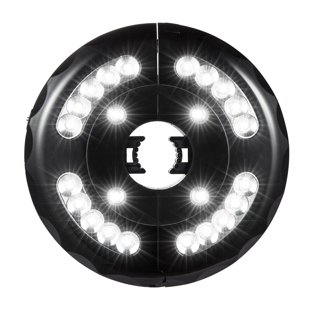 Oyoco Patio Umbrella Lights 3 Brightness Modes Cordless 24 Led Lights Umbrella Pole Light For Patio Umbrellas Camping Tents Or Outdoor Use 3 X Aa Batteries Operated Umbrella Lights