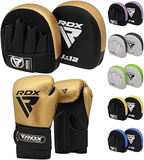 kickboxing gloves and pads