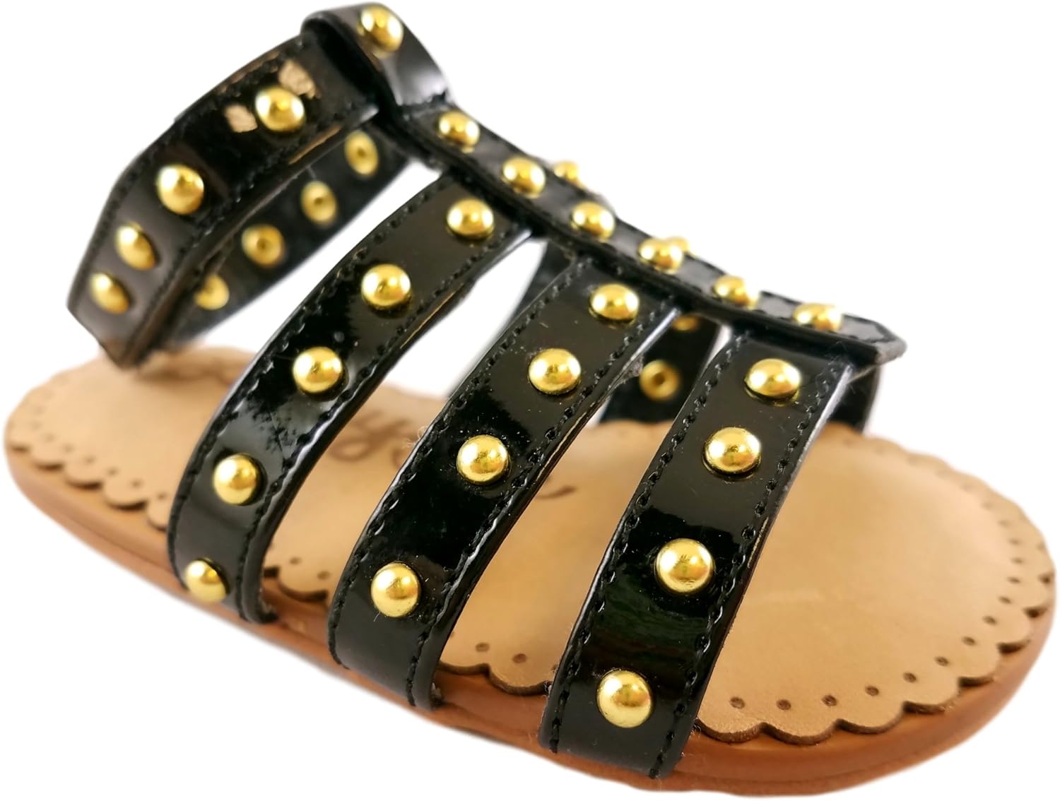 Amazon.com | Lucky Sole Pre-Walkers Dreamy Black Sandal Size 3 | Sandals