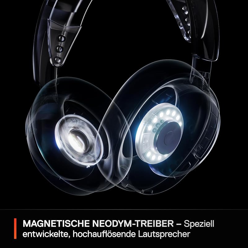 Arctis Nova 3P Wireless - PS5 Headset & PC Gaming Headset – App-Steuerung – 40 Std. Akku – Neodym-Magnet-Treiber – 2,4 GHz/Bluetooth – Abnehmbares Mikrofon – Für PS5, PC, Switch - Lavendel