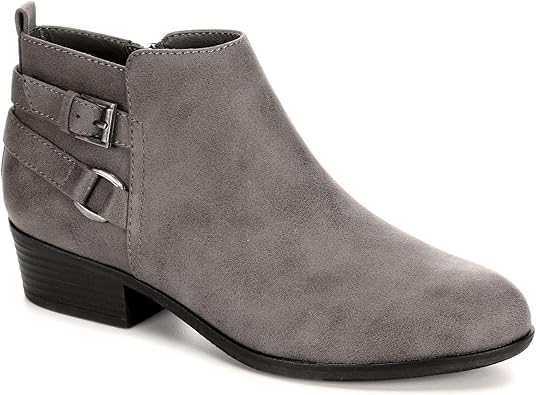 short dress and ankle boots