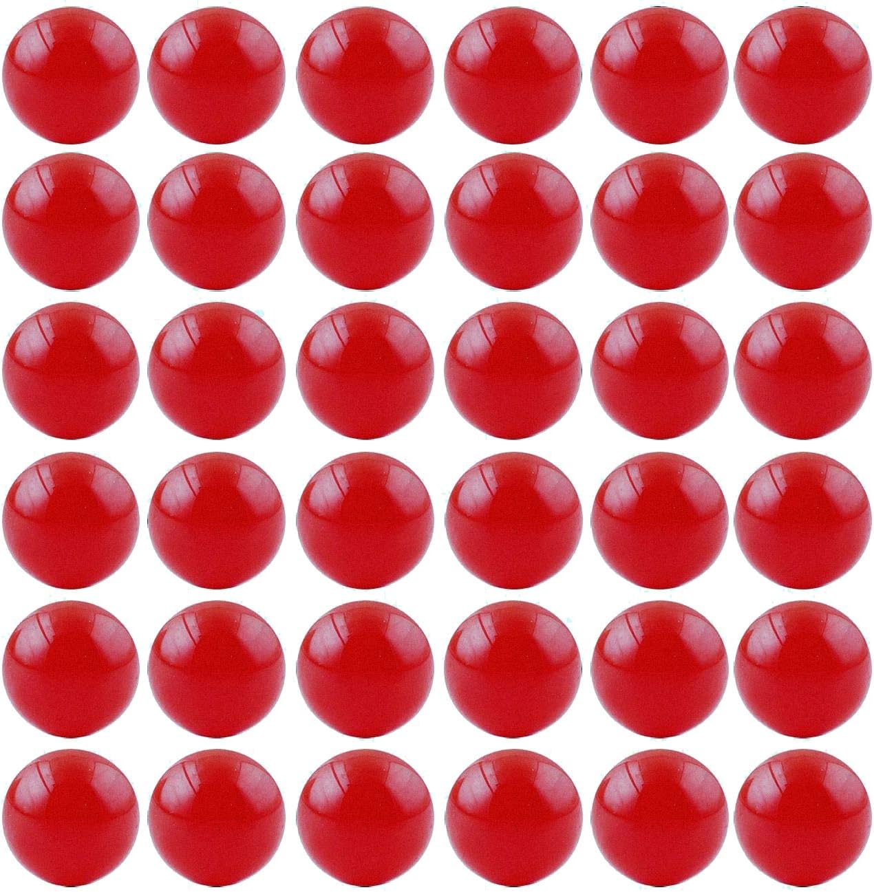 Natural Stone Beads 100pcs 8mm Red Agate Jade Round Genuine Real Stone Beading Loose Gemstone Hole Size 1mm DIY Smooth Beads for Bracelet Necklace Earrings Jewelry Making (Red Agate, 8mm)