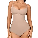 ShaperSwan Shapewear, Bodysuit for Women, Tummy Control Bodysuit with Adjustable Straps, Seamless Snatched Body Shaper
