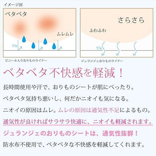 Amazon Jewlinge ジュランジェ 布製おりものシート ローズ染ライナー3枚セット おりものライナー オーガニックライナー 布ナプキン 日本製 Jewlinge ジュランジェ 布ナプキン