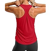 G Gradual Women's Workout Tank Tops Racerback Athletic Yoga Tops Loose Fit Sleeveless Running Gym Sports Shirts for Women