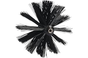 ‌AOGYikang 6” Chimney Brush Head - Heavy-Duty Cleaning Brush Head, 150mm/6in Dryer Vent Cleaner Brush Head, 6-Inch Cleaning Brush Head for Fireplace, Vent Pipe