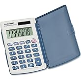 Sharp Electronics 8-Digit Twin Powered Calculator (EL-243S/EL-243SB)