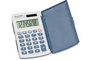 Sharp Electronics 8-Digit Twin Powered Calculator (EL-243S/EL-243SB)