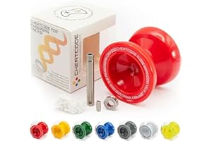 Cheatcode Yoyo by Brandon Vu | Master Fingerspin Tricks | A Responsive & Unresponsive Yo-yo for Kids, Teens & Adults | Great Yo Yo For Beginners | Extra Professional Ball Bearing Kit Included | Offset