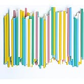 5.75" Short Cocktail Straws Plastic-Free,Colorful Disposable Drinking Straws 200pcs,Plant-Based Stylish Party Straws,A Plasticless Sturdy Drinking Straws for Hot and Cold Drinks Not Foggy