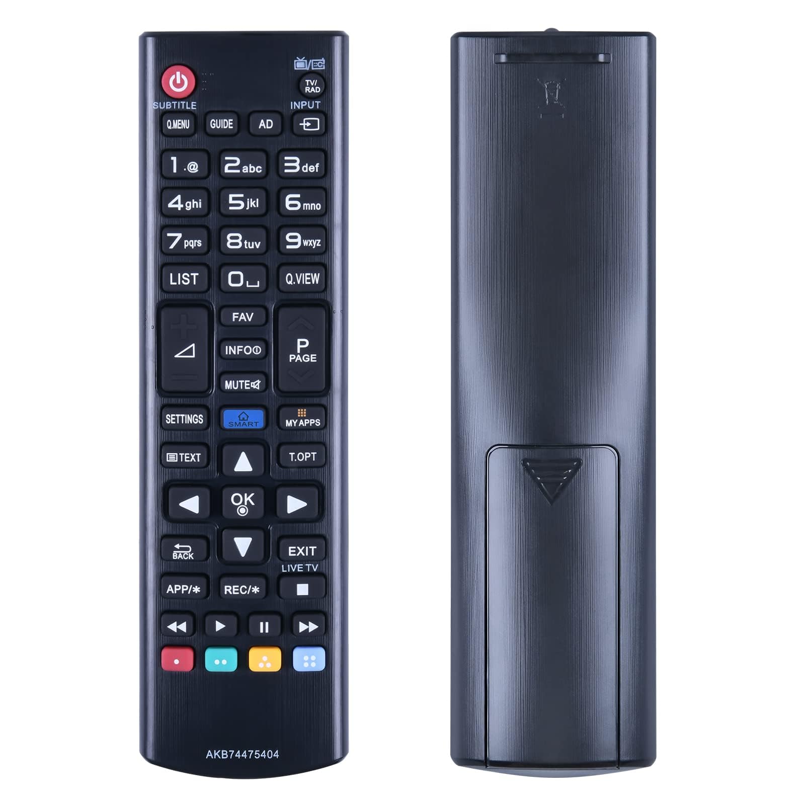 New AKB74475404 Remote Control Replacement for LG TV,Compatible With 28LF491U 40UF695V 49UF695V 55LF580V 32LF5800 42LF5800 32LF580V 42LF580V 50LF580V 50LF5800 55UF695V 60UF695V