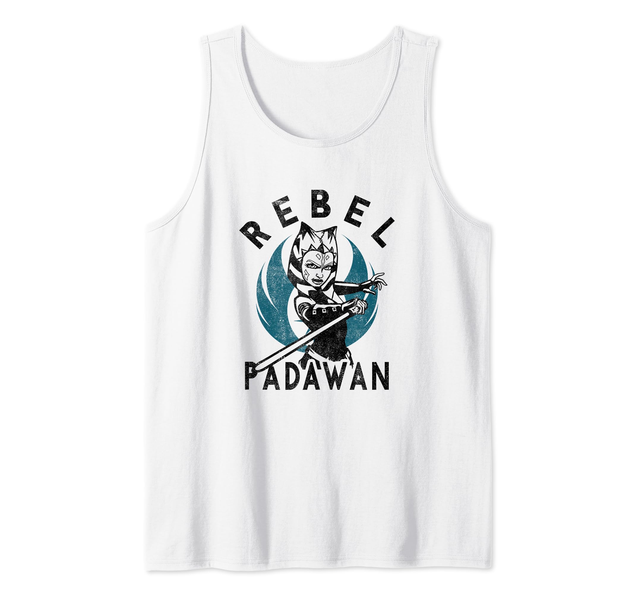 Star Wars: Clone Wars Ahsoka Rebel Padawan Portrait Tank Top