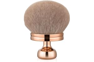 KINGMAS Extra Large Body Makeup Brush for Self Tanner, Self Tan Back Applicator, 66mm Wide-headed Kabuki Brush for Bronzers B