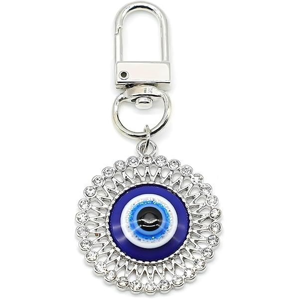 Blue Evil Eye Keychain – 8-Pack Protection Charm For Keys, Wallets & Bags (80-160mm) - View #7