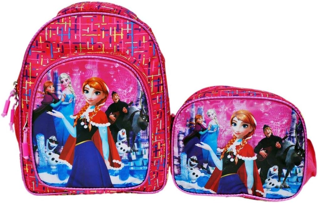 sanjis enterprises Girl's Polyester 14-inch Pink School Bag
