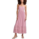 Lucky Brand Womens Lucky Brand Women's Cutwork Maxi Dress