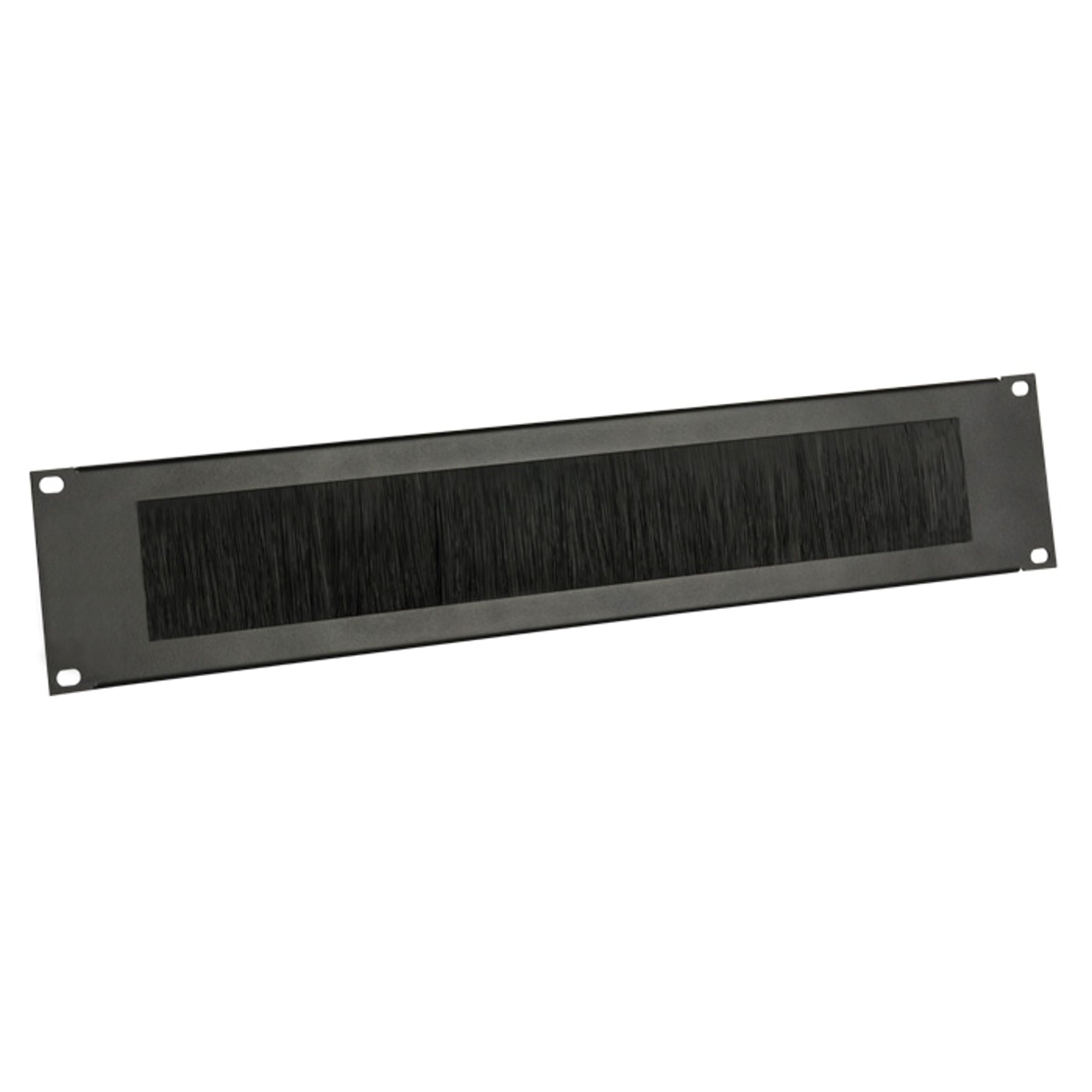 Adam Hall Rack Panel 2 U Steel with Brush Strip