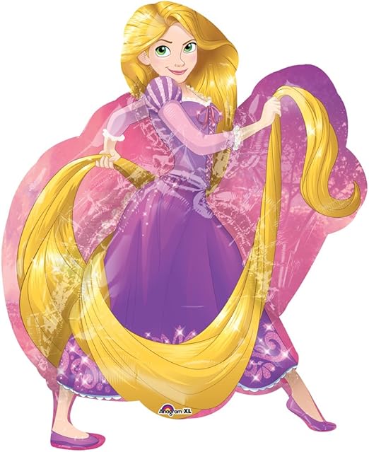 Amazon Com Disney Princess Rapunzel Super Shape 31 Mylar Foil Balloon Kitchen Dining