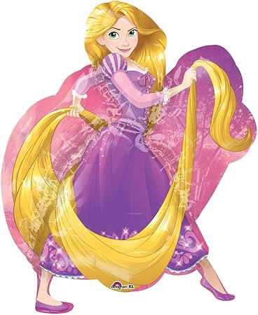 Amazon ディズニープリンセス ラプンツェル スーパーシェイプ フォイルバルーン W53 ｈ76cm 並行輸入品 風船 バルーン おもちゃ