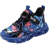 RAYCHY Children's Casual Shoes Boys Breathable Non-Slip Light Sneakers Unisex Luminous Sneakers for Girls Sport Running Shoes