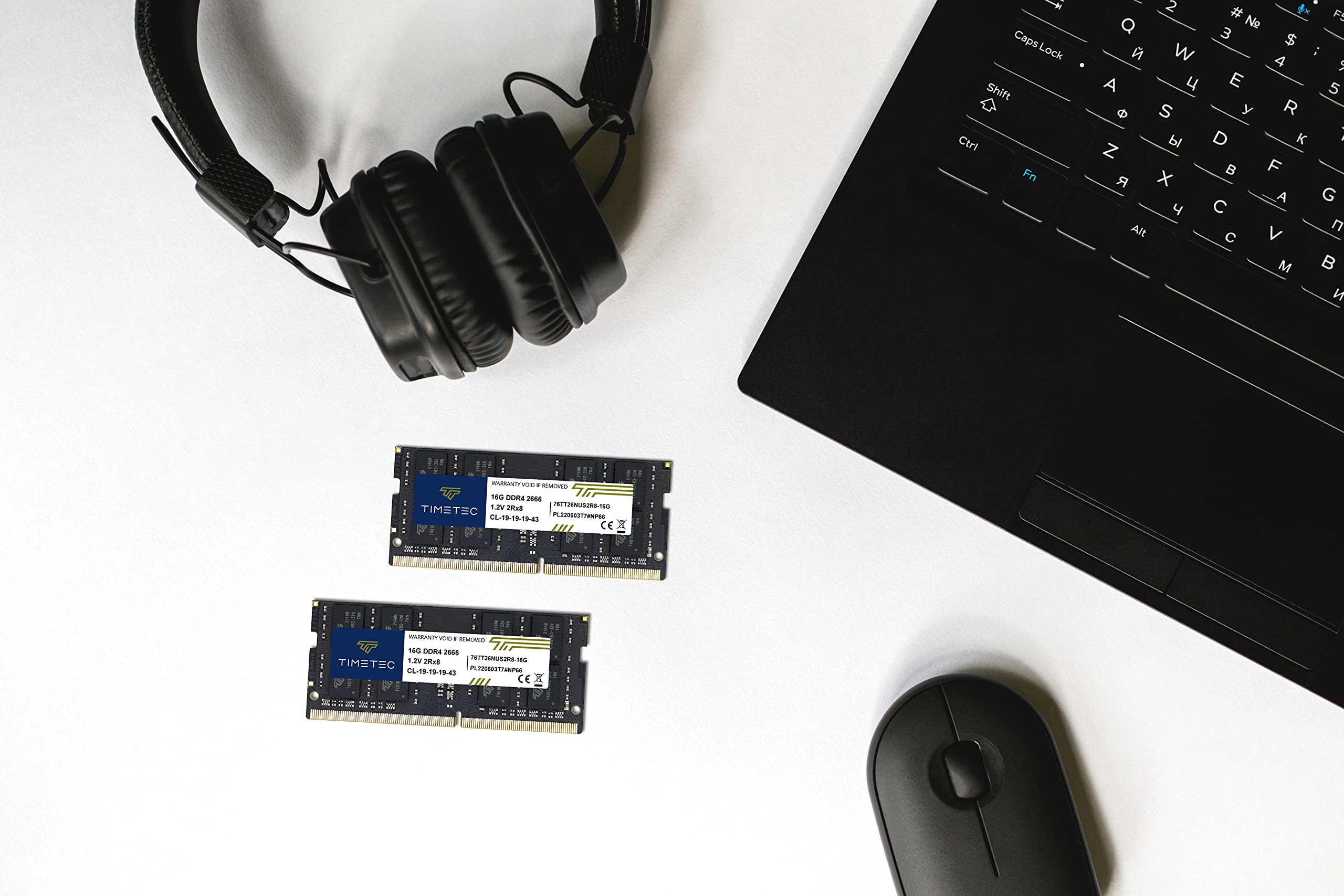 Timetec 16GB DDR4 2666MHz (DDR4-2666) PC4-21300 (PC4-2666V) Non-ECC Unbuffered 1.2V CL19 2Rx8 Dual Rank 260 Pin SODIMM Laptop Notebook PC Computer Memory RAM Module Upgrade (16GB)