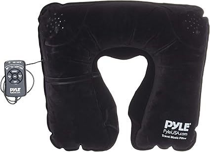 Amazon Com Pyle Portable And Comfortable Travel Music Pillow
