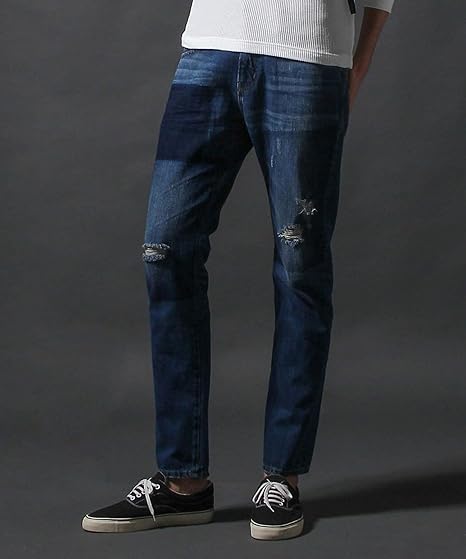 Amazon Co Jp Back Number バックナンバー リメイクジーンズ メンズ 服 ファッション小物