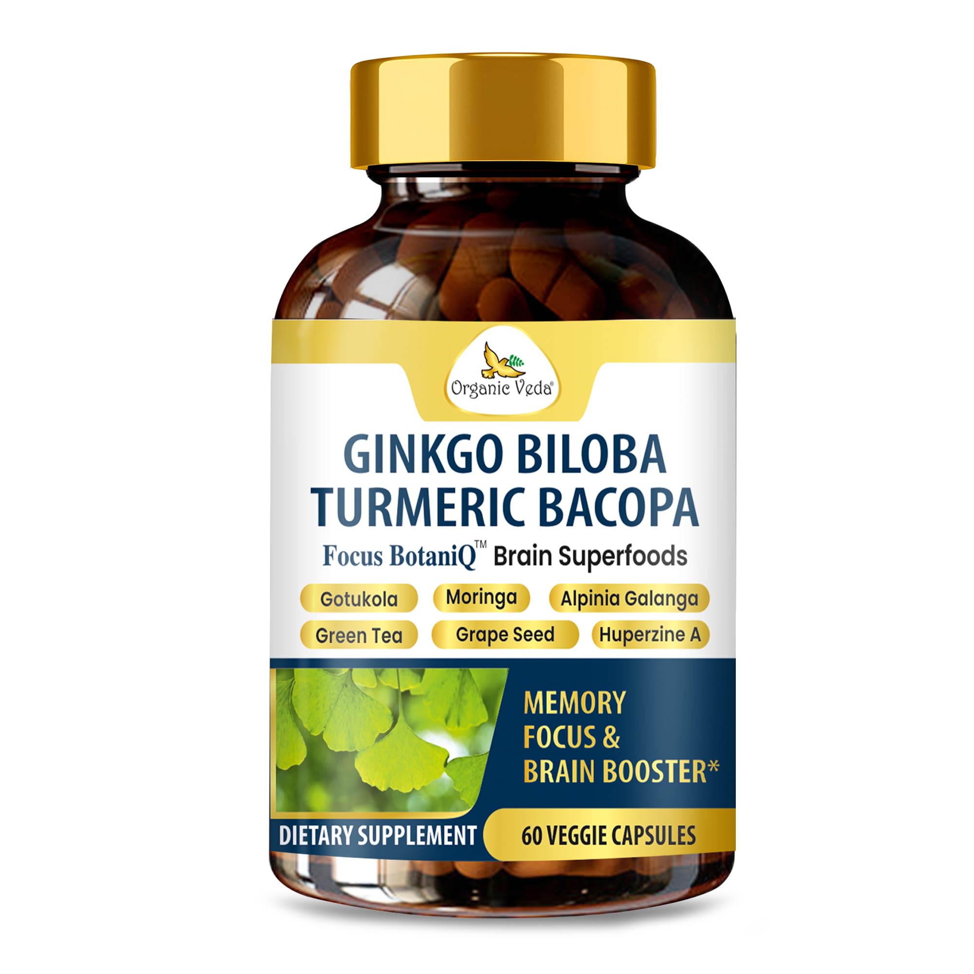 Ginkgo Biloba Turmeric Bacopa