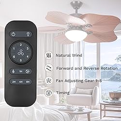 DWVO 46" Tropical Ceiling Fan with Light